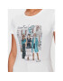 Liu Jo Тишърт MF3409 J5003 Бял Regular Fit - Pepit.bg