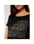 Liu Jo Тишърт TA1151 J7905 Черен Regular Fit - Pepit.bg