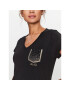 Liu Jo Тишърт TF3297 J6040 Черен Regular Fit - Pepit.bg