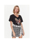 Liu Jo Тишърт WA3287 J5923 Черен Regular Fit - Pepit.bg
