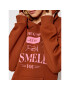 Local Heroes Суитшърт Hug Me SS21S0042 Кафяв Oversize - Pepit.bg