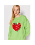 Local Heroes Суитшърт Wild Strawberry AW22S0005 Зелен Regular Fit - Pepit.bg