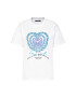 Local Heroes Тишърт Infinity Love SS21T0012 Бял Relaxed Fit - Pepit.bg