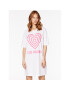 LOVE MOSCHINO Ежедневна рокля W592338M 3876 Бял Relaxed Fit - Pepit.bg