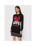 LOVE MOSCHINO Ежедневна рокля WSE0910X 1306 Черен Regular Fit - Pepit.bg