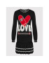 LOVE MOSCHINO Ежедневна рокля WSE0910X 1306 Черен Regular Fit - Pepit.bg