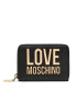 LOVE MOSCHINO Голям дамски портфейл JC5613PP1GLI0000 Черен - Pepit.bg