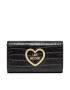 LOVE MOSCHINO Голям дамски портфейл JC5712PP0HKC0000 Черен - Pepit.bg