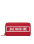 LOVE MOSCHINO Голям дамски портфейл JC5719PP0HKG150A Червен - Pepit.bg