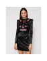 LOVE MOSCHINO Коктейлна рокля WVI3401S 3476 Черен Regular Fit - Pepit.bg