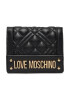 LOVE MOSCHINO Малък дамски портфейл JC5601PP1ILA0000 Черен - Pepit.bg