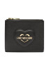 LOVE MOSCHINO Малък дамски портфейл JC5734PP0HKL0000 Черен - Pepit.bg