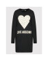 LOVE MOSCHINO Плетена рокля W584719E 2288 Черен Regular Fit - Pepit.bg