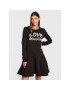 LOVE MOSCHINO Плетена рокля W5D0601M 4432 Черен Regular Fit - Pepit.bg