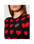 LOVE MOSCHINO Плетена рокля WS63R11XA115 Черен Regular Fit - Pepit.bg