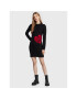 LOVE MOSCHINO Плетена рокля WSE0810X A125 Черен Regular Fit - Pepit.bg