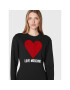 LOVE MOSCHINO Плетена рокля WD0501E 2388 Черен Regular Fit - Pepit.bg