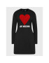 LOVE MOSCHINO Плетена рокля WD0501E 2388 Черен Regular Fit - Pepit.bg