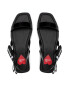 LOVE MOSCHINO Сандали JA16212G0EIH0000 Черен - Pepit.bg