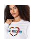 LOVE MOSCHINO Суитшърт W630650E 2340 Бял Regular Fit - Pepit.bg