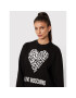 LOVE MOSCHINO Суитшърт W630654M 4055 Черен Regular Fit - Pepit.bg