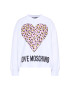 LOVE MOSCHINO Суитшърт W635505M 4183 Бял Regular Fit - Pepit.bg