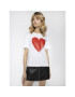LOVE MOSCHINO Тишърт W4F152BM 3876 Бял Regular Fit - Pepit.bg