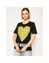 LOVE MOSCHINO Тишърт W4F152DM 3876 Черен Regular Fit - Pepit.bg