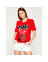 LOVE MOSCHINO Тишърт W4F152EM 3876 Червен Regular Fit - Pepit.bg