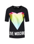 LOVE MOSCHINO Тишърт W4F152TM 3876 Черен Regular Fit - Pepit.bg