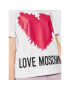 LOVE MOSCHINO Тишърт W4F153AM 3876 Бял Regular Fit - Pepit.bg