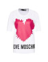 LOVE MOSCHINO Тишърт W4F153AM 3876 Бял Regular Fit - Pepit.bg