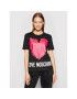 LOVE MOSCHINO Тишърт W4F153AM 3876 Черен Regular Fit - Pepit.bg