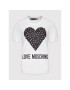 LOVE MOSCHINO Тишърт W4F153FE 1951 Бял Regular Fit - Pepit.bg