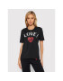 LOVE MOSCHINO Тишърт W4F153GE 1951 Черен Regular Fit - Pepit.bg