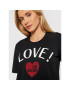 LOVE MOSCHINO Тишърт W4F153GE 1951 Черен Regular Fit - Pepit.bg