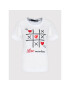 LOVE MOSCHINO Тишърт W4F153JM 3876 Бял Regular Fit - Pepit.bg
