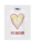 LOVE MOSCHINO Тишърт W4F153OM 3876 Бял Regular Fit - Pepit.bg