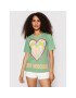 LOVE MOSCHINO Тишърт W4F153OM 3876 Зелен Regular Fit - Pepit.bg