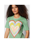 LOVE MOSCHINO Тишърт W4F153OM 3876 Зелен Regular Fit - Pepit.bg