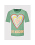 LOVE MOSCHINO Тишърт W4F153OM 3876 Зелен Regular Fit - Pepit.bg