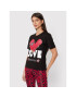 LOVE MOSCHINO Тишърт W4F153SM 3876 Черен Regular Fit - Pepit.bg