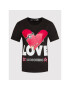 LOVE MOSCHINO Тишърт W4F153SM 3876 Черен Regular Fit - Pepit.bg