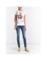 LOVE MOSCHINO Тишърт W4F7346M4021 Бял Regular Fit - Pepit.bg