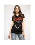 LOVE MOSCHINO Тишърт W4F7356E 1698 Черен Regular Fit - Pepit.bg