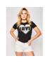 LOVE MOSCHINO Тишърт W4F7357E 1698 Черен Regular Fit - Pepit.bg