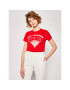 LOVE MOSCHINO Тишърт W4F7365M 3876 Червен Regular Fit - Pepit.bg