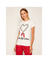 LOVE MOSCHINO Тишърт W4F7369M 3876 Бял Regular Fit - Pepit.bg