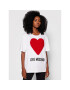 LOVE MOSCHINO Тишърт W4F8742M 3517 Бял Regular Fit - Pepit.bg