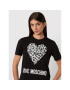 LOVE MOSCHINO Тишърт W4H0627M 3876 Черен Regular Fit - Pepit.bg